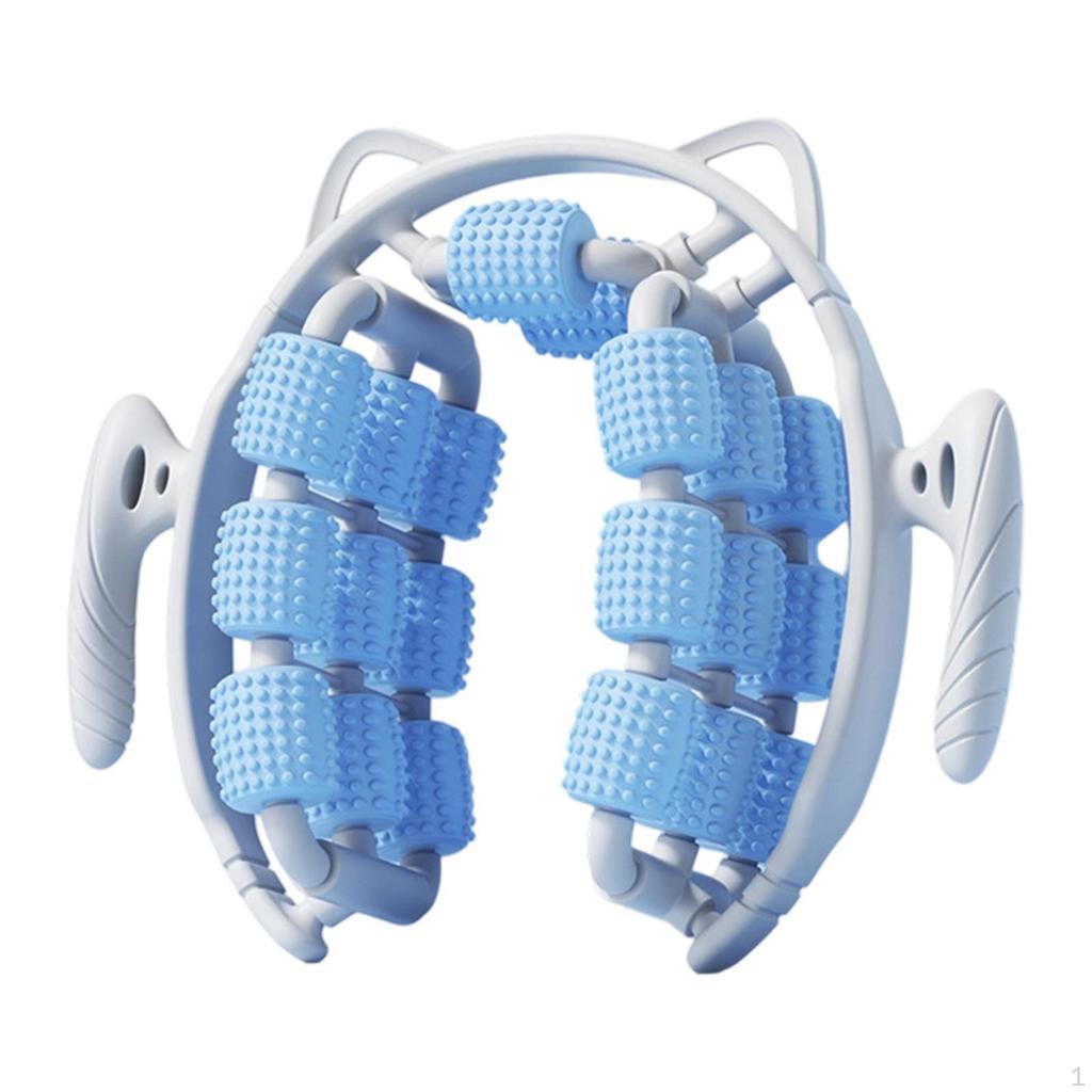 Massage Roller Circular Leg Clamp 20 Wheels Body Sculpting Portable Tool Muscle