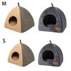 Cat Bed for Indoor Cat Small Dog Warm Bed House Washable Puppy Tent Bed Kitten Cave Removable Cushion
