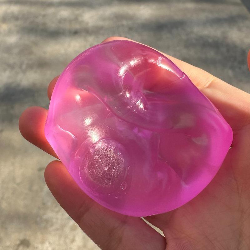 Squishy Ice Cube Maltose Fidgets Toys Soft Mochi Anti Stress Squeeze Toy Transparent Square Decompression Gifts for Friend Adult