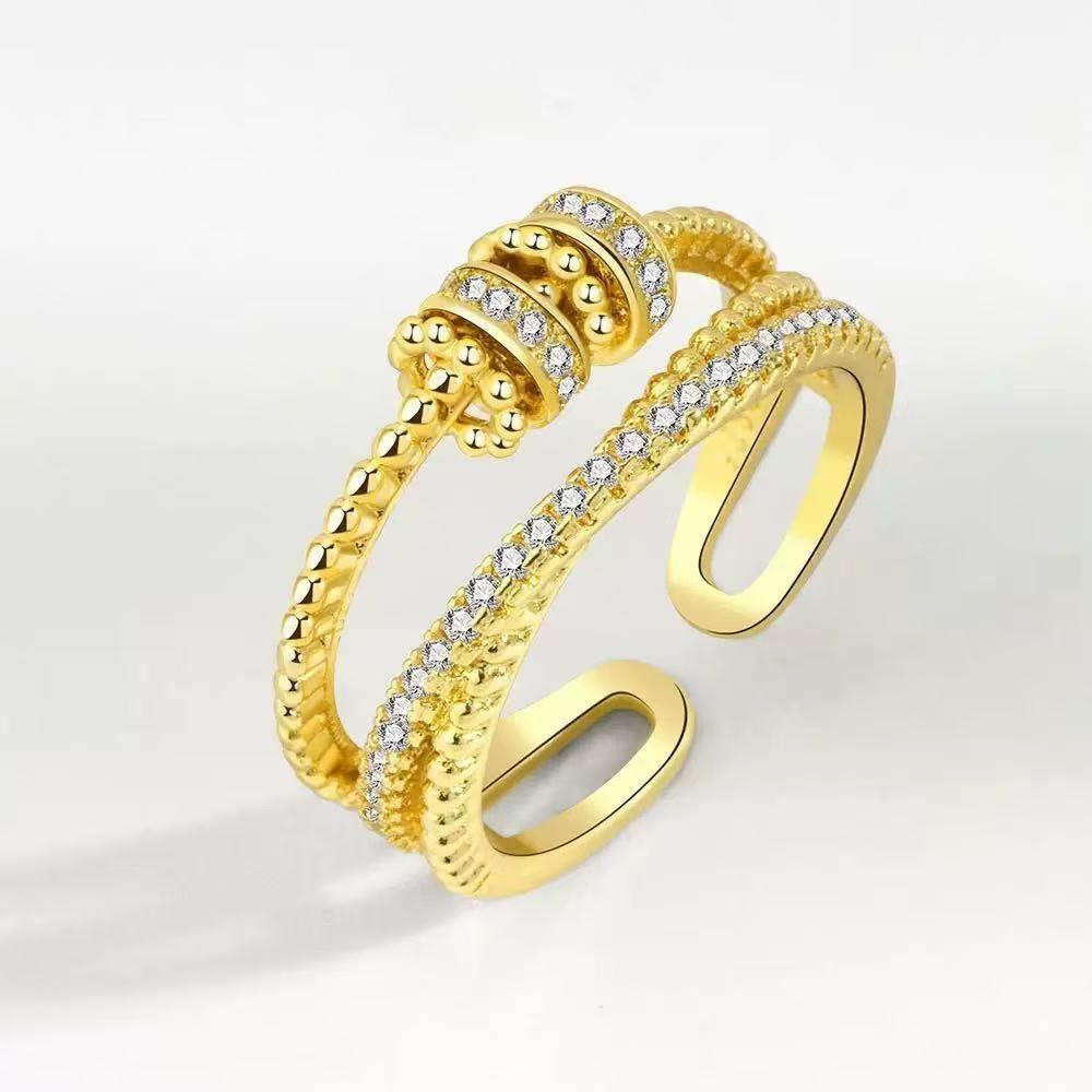 Lucky Open Ring - Japanese Korean Simple Luxury Fashion Couple Rings for Girlfriend