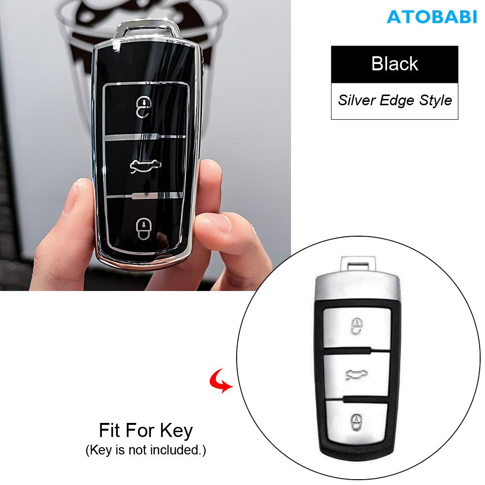 Tpu Car Key Case Remote Fobs Protector Cover Auto Accessory For Vw Volkswagen Passat B6 B7 2011 2012 2013 2014 Cc
