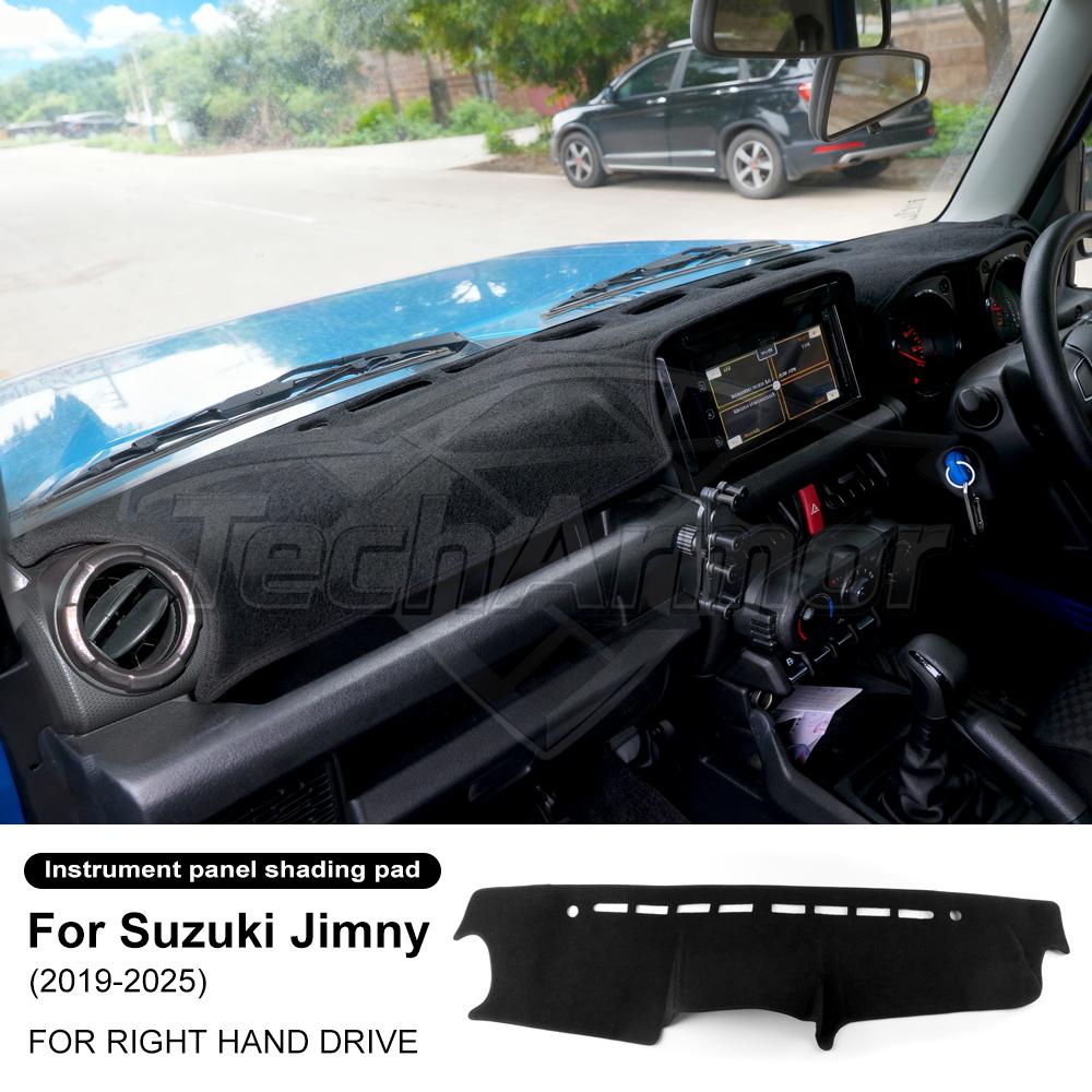 Car Dashboard Cover Pad For Suzuki Jimny -2025 Sunshade Protector Anti-UV Dash Mats Non-slip Pads Auto Interior Accessories