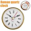 Round Clocks Head Gold Clock Insert Movement Decor Clock Insert Round Clock  Wall Clock