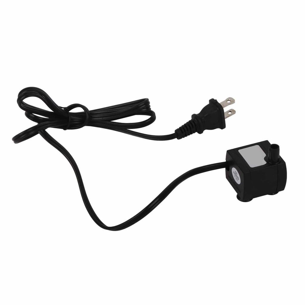 Pompe de Fontaine à Eau pour Animaux de Compagnie IPX8 Étanche Réglable Silencieuse Mini Pompe à Eau Submersible pour Chats