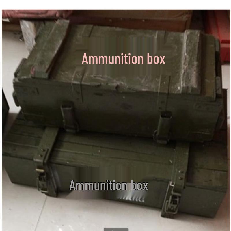 Wooden Prop Ammunition Box