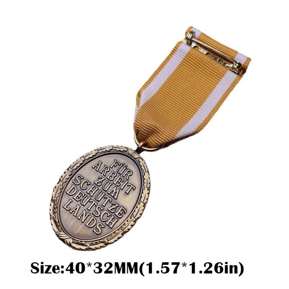 Multifunctional Western Front Defence Medal Retro Brooch Accessory New Badge Pendant