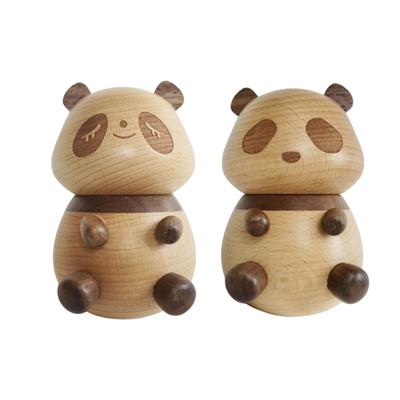 Cute Wood Panda Toothpick Holder Elegant Toothpick Dispenser For Home Kitchen Decorative Desktop Ornament Gift