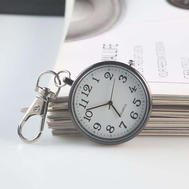 Pocket Watch Keychain Remote Control Clock Student Doctor Medical Vintage Watch