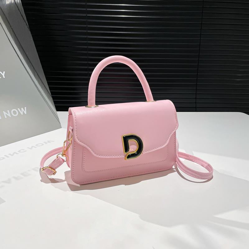 Alphabet fashion premium texture bag new retro fashion portable shoulder messenger bag