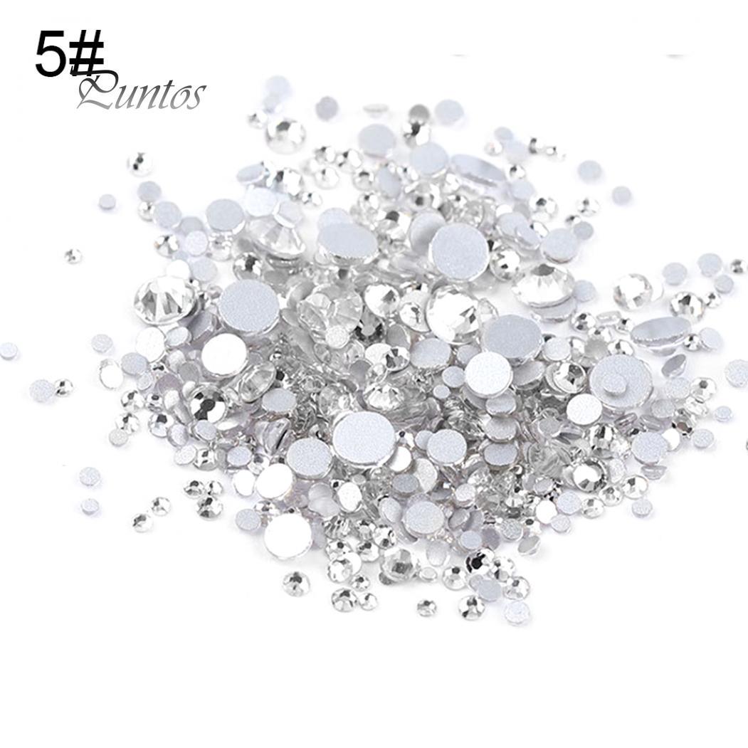 

Здоровье Забота 1440 шт. Блестки DIY 3D Плоский дизайн ногтей Стразы Блестки Украшения Маникюр Советы 5#
