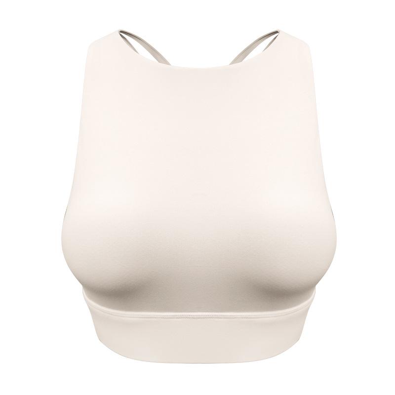 

Женский спортивный бюстгальтер с высокой степенью поддержки, амортизирующий, с перекрещенной спинкой, для йоги и бега Medium