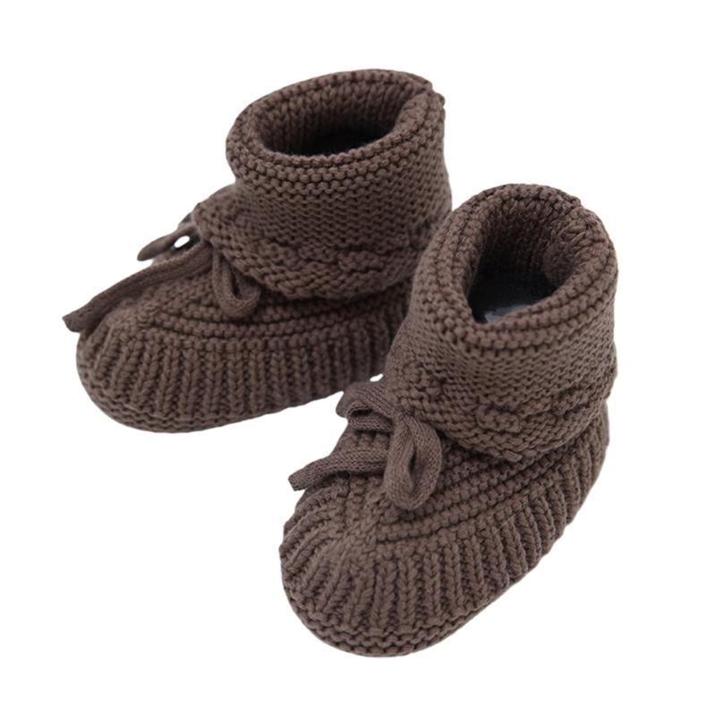 Handicraft Knitted Thermal Baby Shoes Soft First Walking Shoes for Baby Infant Prewalker Shoes Footwear Breathable