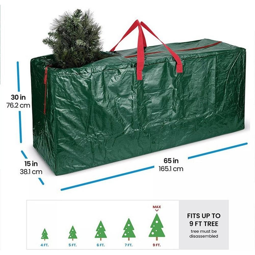 Fits Up To 9FT Christmas Tree Bag Tear Resistant Fade Resistant