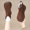 New thick-soled snow boots winter retro thickened warm Martin boots heightened and thin short boots