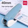 Deli 0367 Compact Effort-Saving Stapler (2-Pack)