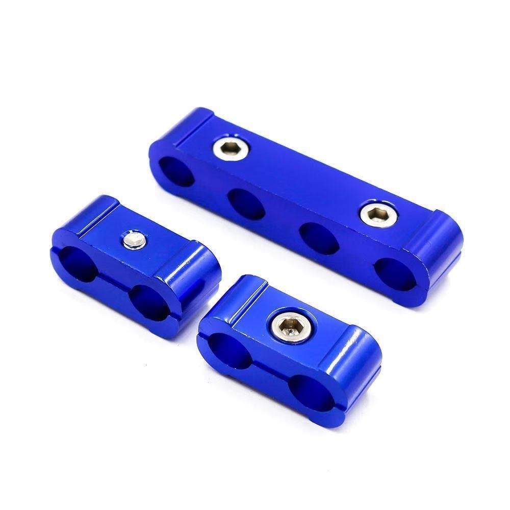 Universal Aluminum Alloy Spark Plug Wire Separator Kit With Fixed Clips For Car Engine Maintenance
