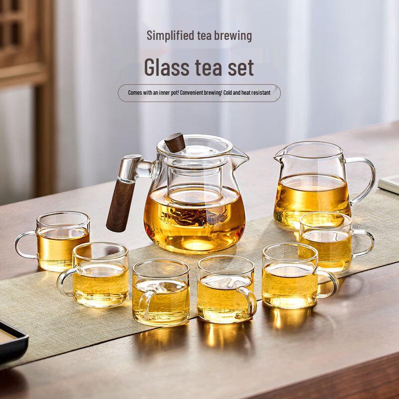 Heat-Resistant Glass Kung Fu Tea Set