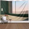 Tapestry Living Room Background Mural Beach Mat Home Decoration Simple and Fresh Character Wall Hanging