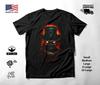 Flaming Top Hat Skull Spade and Snake T-Shirt Black Unisex S-2XL