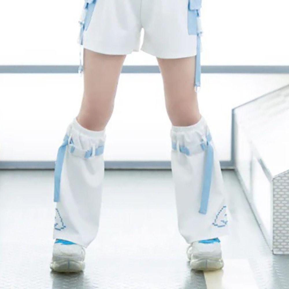 Y2K Foot Cover Embroidered Long Stockings Vintage Winter Leg Warmers  Spicy Girls