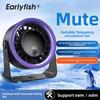 Ventilador de escritorio portátil recargable USB silencioso para oficina y dormitorio