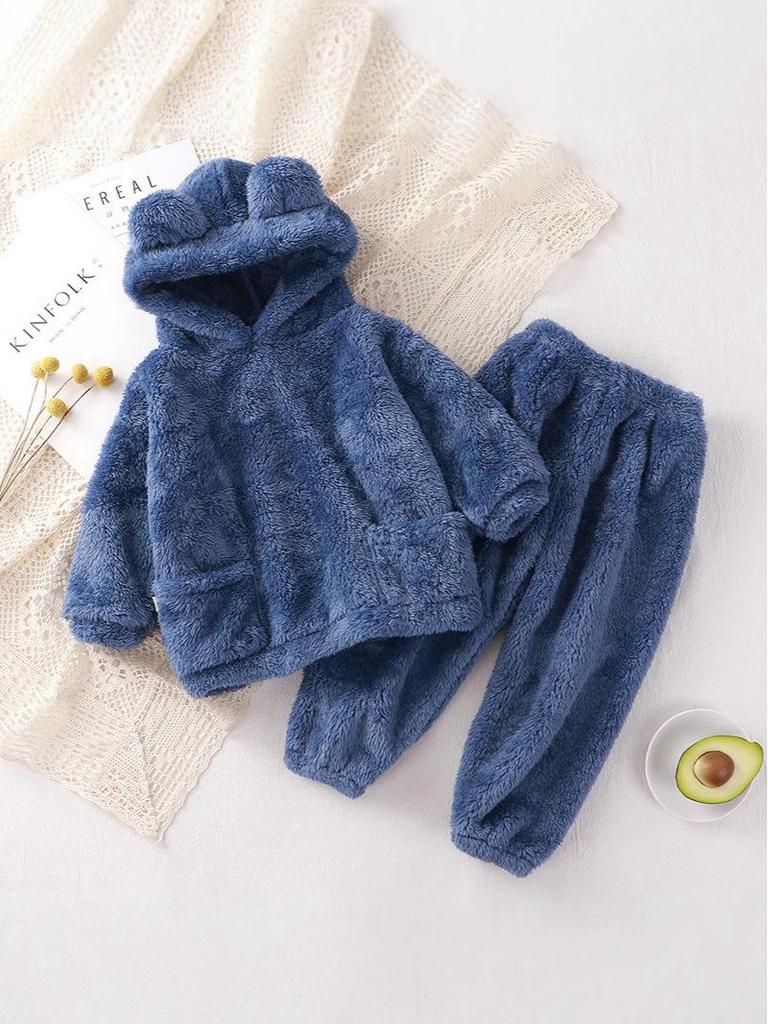 Little Bear Autumn/Winter Pajama Set for Toddlers & Kids - Cute, Warm, High-Grade Outerwear