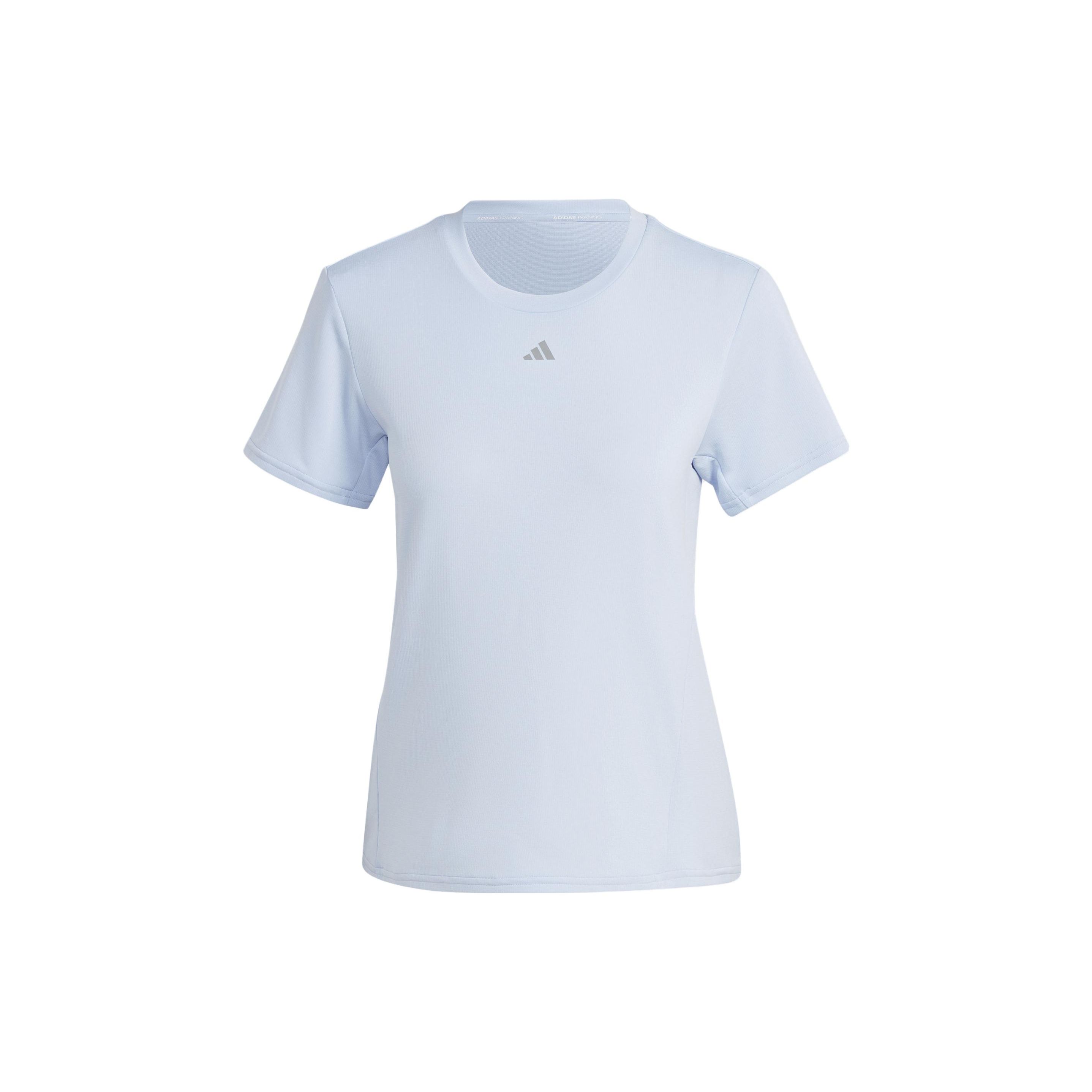 

adidas Women s HIIT Heat.Rdy Sweat-Conceal T-Shirt Blue II3245 XS