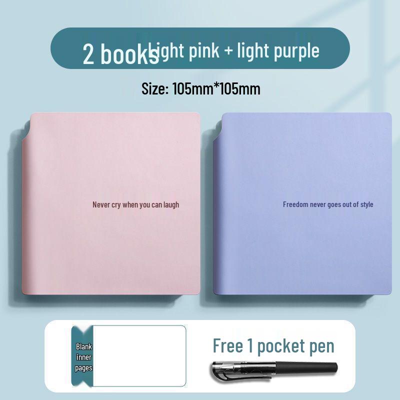 Fickduk: Portabelt rutat anteckningsblock & Praktisk anteckningsbok