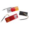 Universalauto mit Blinker, Rückfahrwarnleuchte, Rücklicht, Stoppsignallampen, 200 x 70 mm, 3-farbige LED-Heckspoilerleuchte