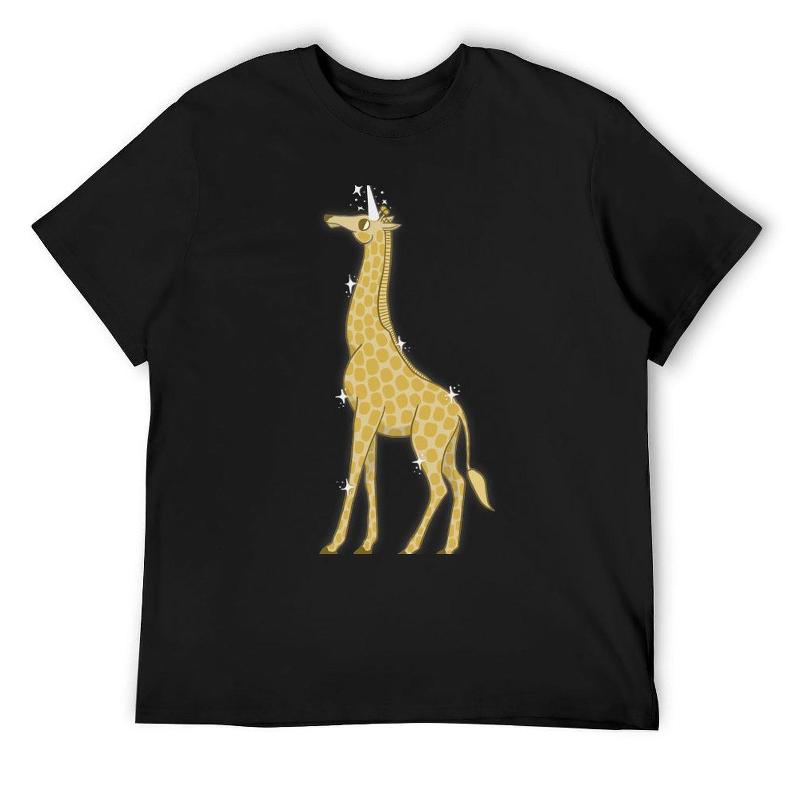 

Giraffe-a-corn T-Shirt customs custom t shirt man t shirt boys whites t shirt men cotton 4XL