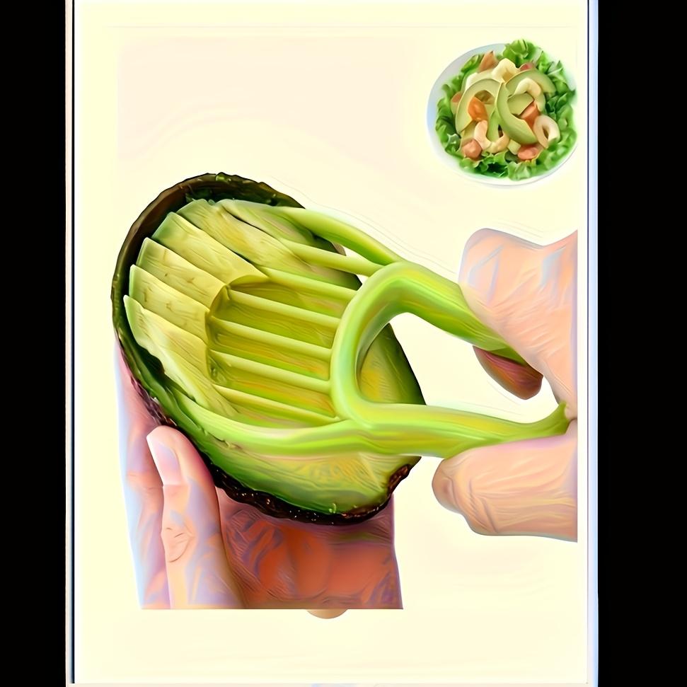2-in-1 Avocado Slicer and Corer for Both Home and Restaurant Use, Kitchen Fruit Tool  Multi-functional Fruit Slicer