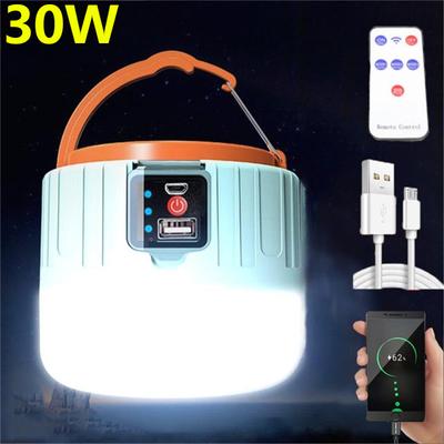 30W Outdoor LED Campinglichter USB Wiederaufladbare Zelt Tragbare Laternen Notlichter Zum Angeln Grillen Camping Beleuchtung