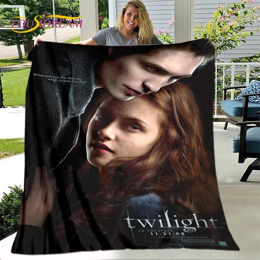The Vampire Diaries Coperta Stampata, Coperta in Flanella, Coperta da Lancio, Coperta Morbida Calda per Soggiorno Camera da Letto Letti Divano Viaggio