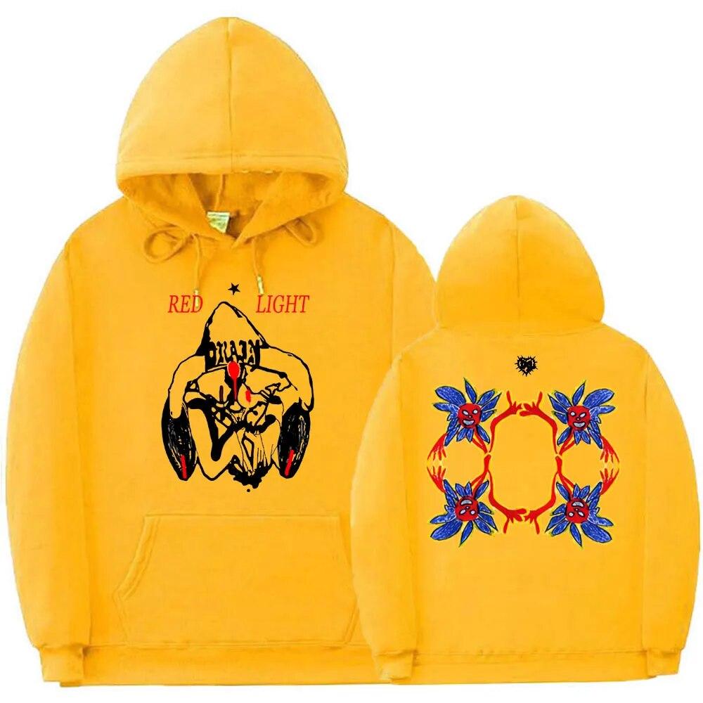 

Шведский рэпер Bladee 333 Толстовка с принтом унисекс Женская Drain Gang Red Light Персонаж Скейт Толстовки Лучший музыкальный альбом Толстовка с графикой 4XL