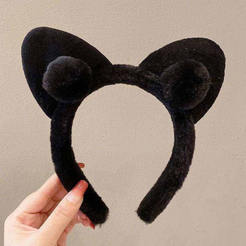 Adorable 2024 Cartoon Hair Tie & Plush Headband Set for Women - Cute Hair Accessories & Gift