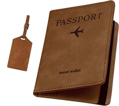 Passport Passport Passport Case with Multifunctional Storage Travel Passport for Domestic and International Travel Anti-skimming Case, Cover, Pockets,