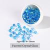 50 Pcs/lot Colorful Glass Crystal Bead AB Color Faceted Shiny Water Drop Bead for Jewelry Making DIY Necklace Earrings Accessory