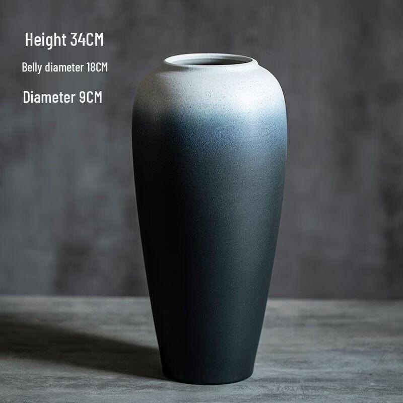Handmade Ceramic Drunken Beauty Flower Vase Set
