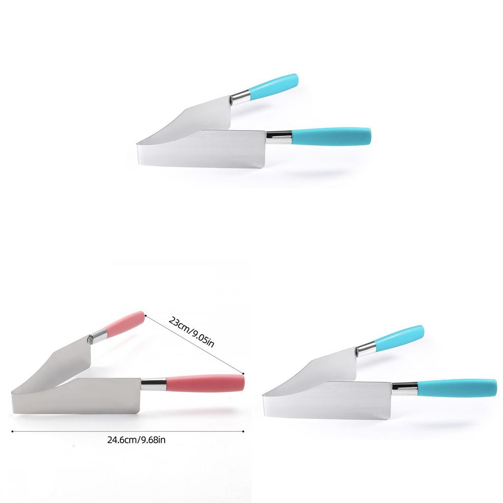 Modern Stainless Steel Triangle Cake Transfer Tool For Bakery And Home Use