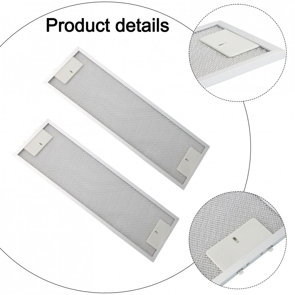 2pcs Replacement Aluminum Range Hood Filter 525 x 162 mm for BRS62X Models