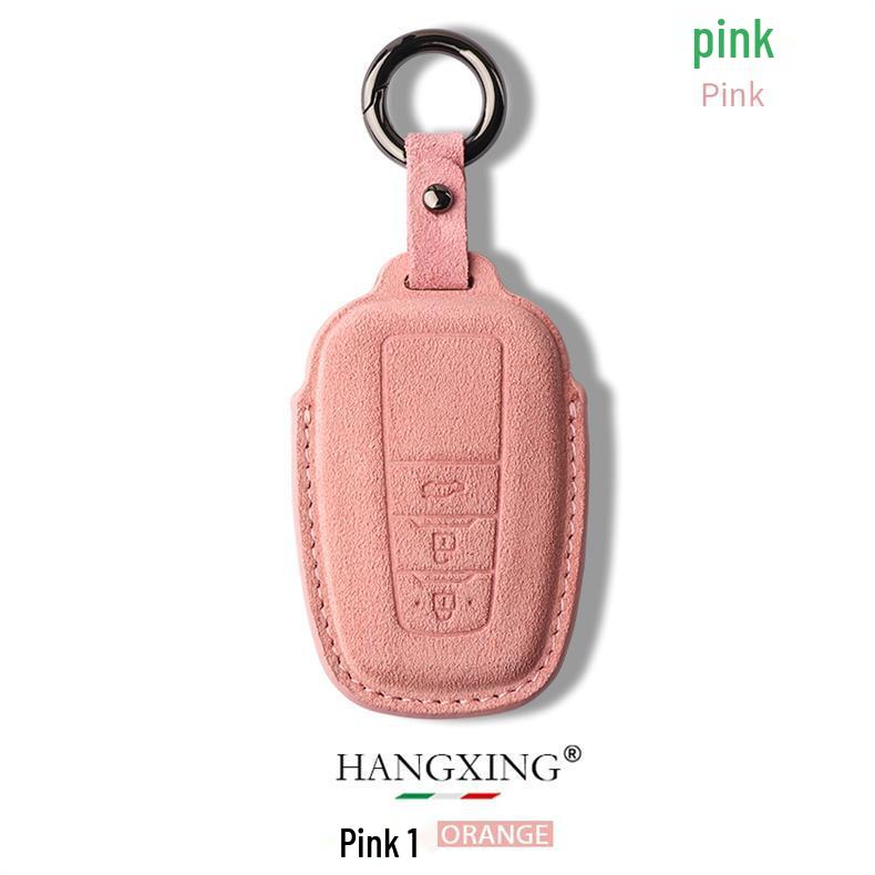 Toyota Corolla Suede & Leather Key Case for Avalon, Camry, Levin, RAV4, Highlander