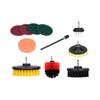 11PCS Drill Brush Attachment Power Scrubber Polishing Pad for Wall Cleaning Ground Dust Removal