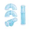 Practical-Hamster Tubes, Adventure External Pipe Set Hamster Cage To Expand Space DIY Creative Connection Tunnel Blue