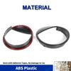 SHINEKA Car Front Headlight Lamp Decoration Cover for Jeep Wrangler TJ 1997 1998 1999 2000 2001 2002-2006 Exterior Accessories