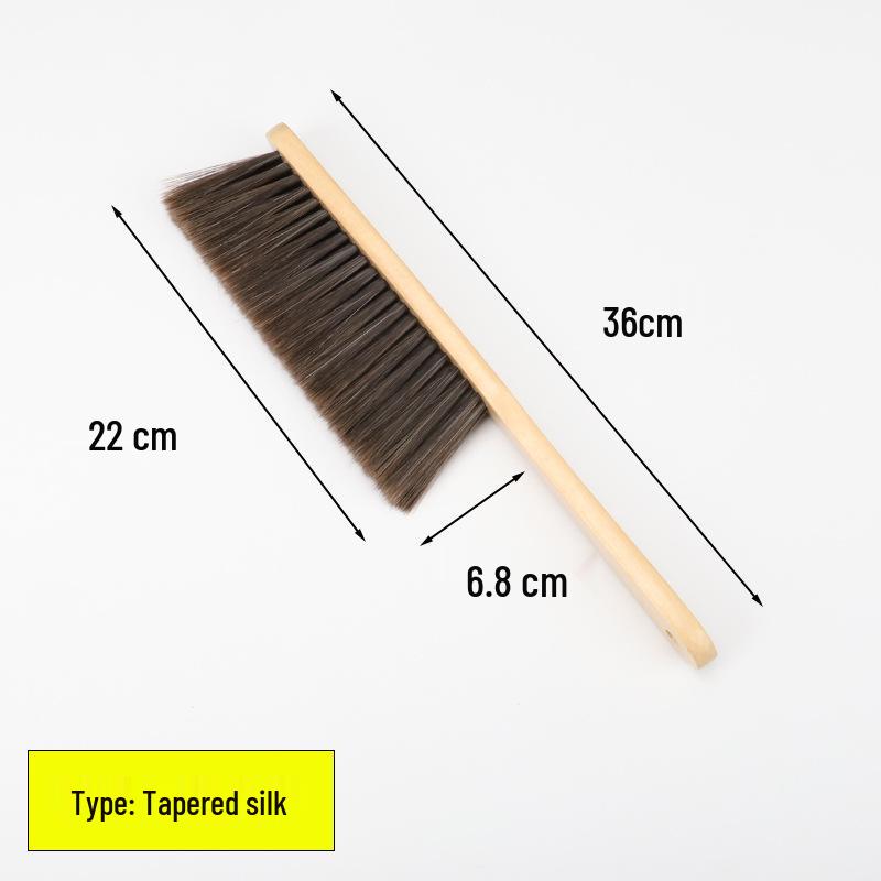 Solid Wood Long Handle Bed & Furniture Soft Bristle Cleaning Brush