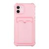 Transparent Airbag Drop-Proof iPhone 17 Case with Card Slot for iPhone 14/15 Pro Max/16