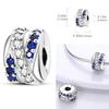 Fit Bangle Bracelet 925 Silver Clasp Charms Beads Inlaid Zirconium Daisy CZ Pave Clover Clip For DIY Jewelry
