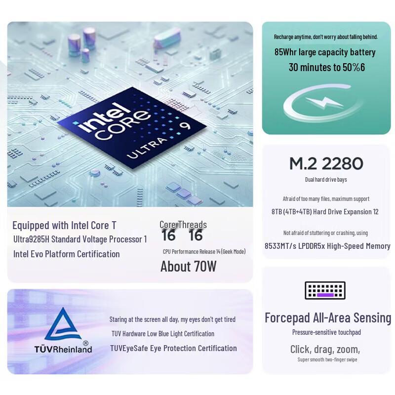 

Lenovo ThinkBook 14+ AI Laptop (CN version)