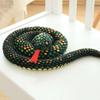 1pc 130cm Simulation Funny Snake Evil Plush Toy  and Python Snake Soft Stuffed Lifelike Child Kid Friend Trick Gift