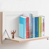 2-8 Pieces Book Ends, Bookends, Books Stand, Books Stoppper, Clear Bookend for Shelves, Acrylic Book Ends for School, Library